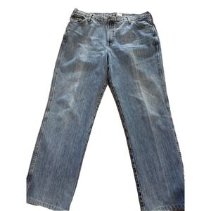 Cinch Jeans Mens 44 Blue Denim Relaxed Fit Straight Leg Western Cowboy 44x34